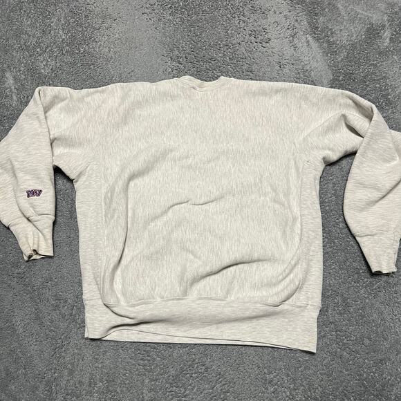 Vintage MV Pro Weave Georgetown Crewneck Large Sweatshirt University ***Stains - Picture 6 of 10